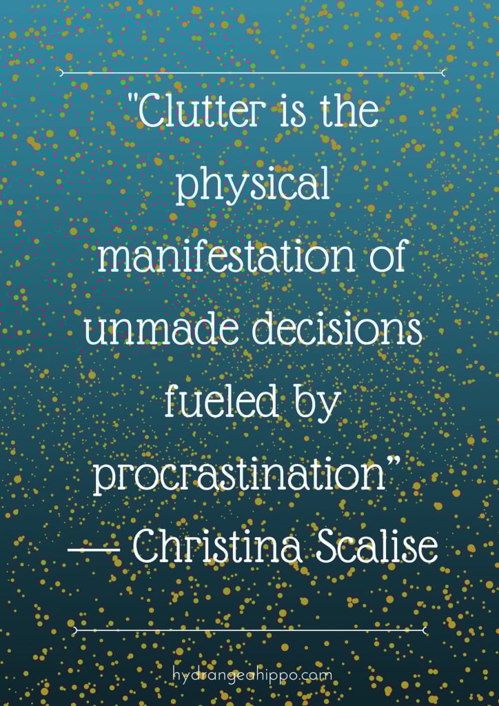 THE LUM“Clutter is the physical