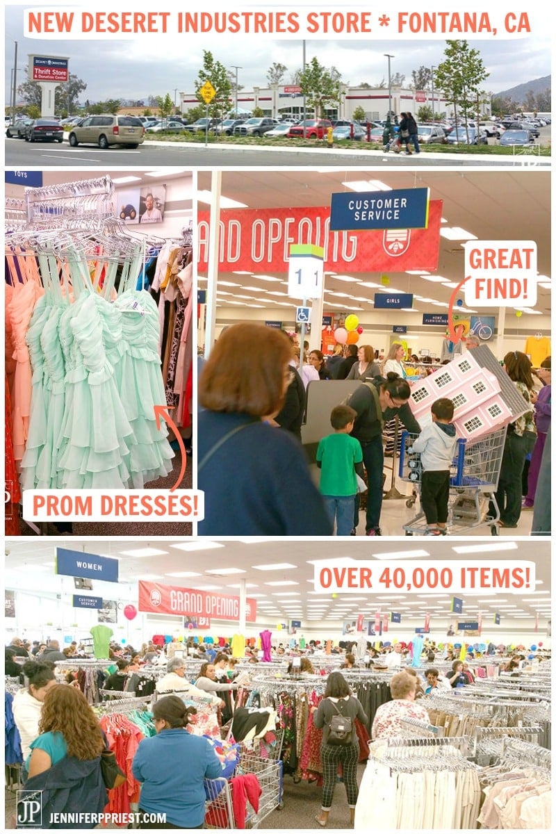 New Deseret Industries Store in Fontana CA - review and tour by Jennifer Priest