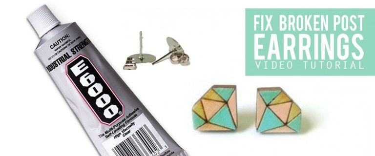 How to fix earrings – post earrings