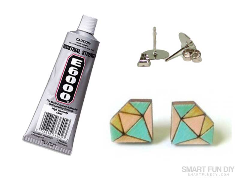 Glue On Clip Earring Finding With Soft Rubber Earring Pad