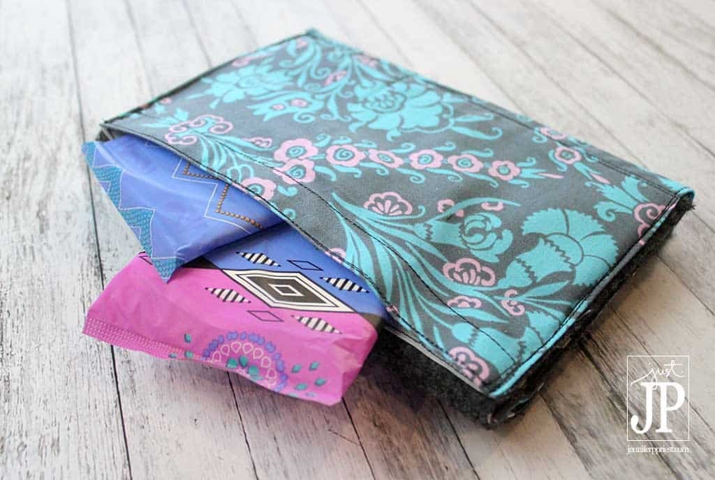 Notebook with Secret Compartment for Pads - CycleSurvival Kit with Kotex JPriest