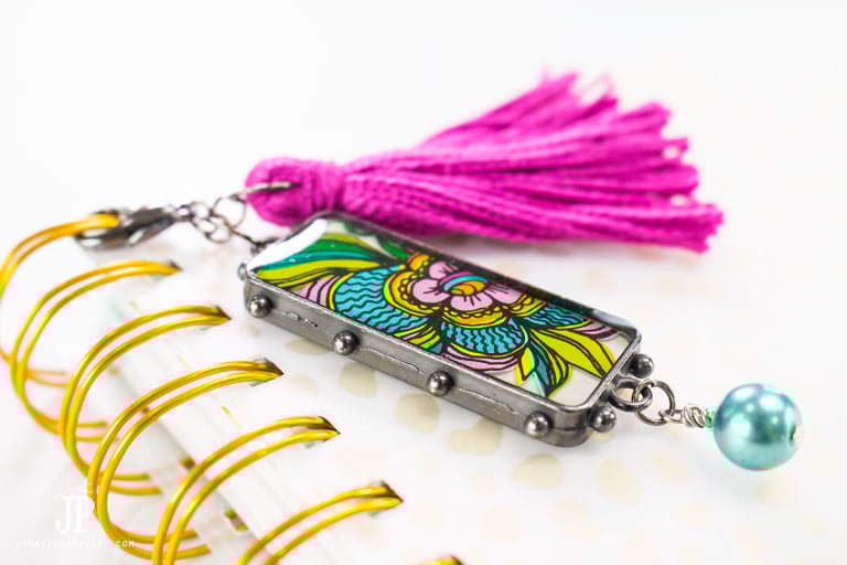 DIY Planner Charm from a gift card