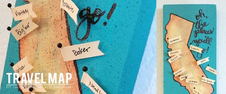 Easy DIY Travel Map You Can Make in 1 Hour