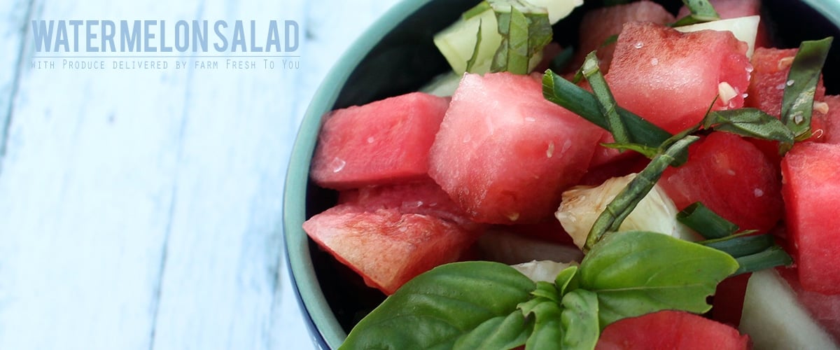 A Watermelon Basil Salad You Have to Try!