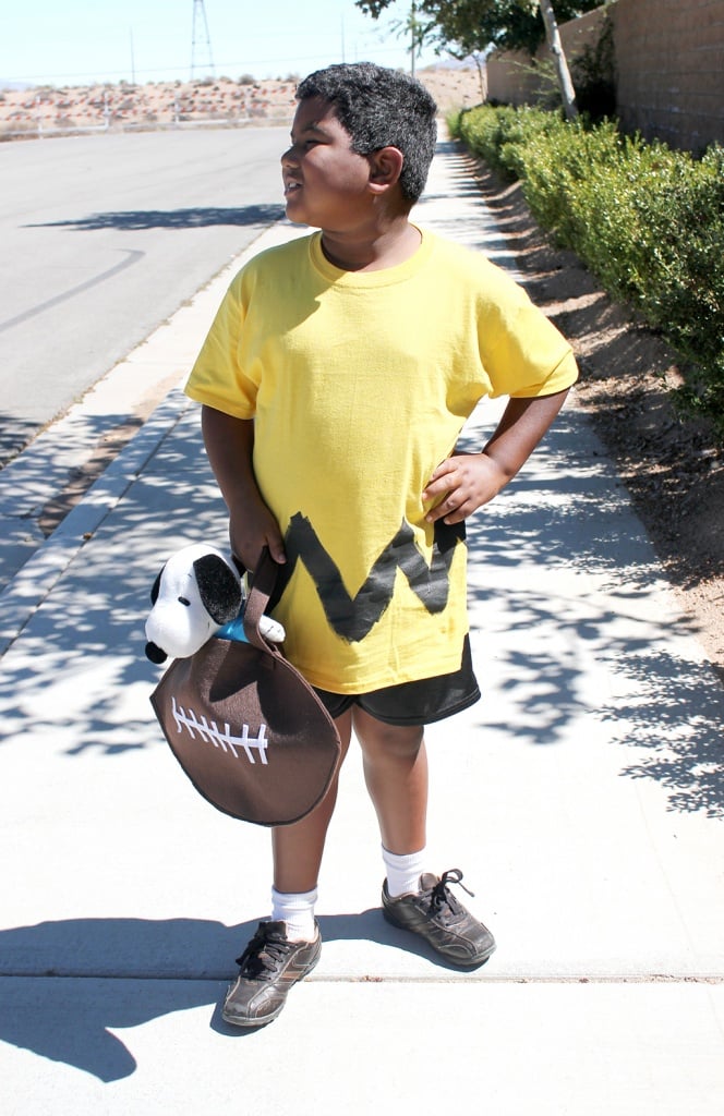 Charlie Brown Costume with FootBall Treat Bag JPriest sm