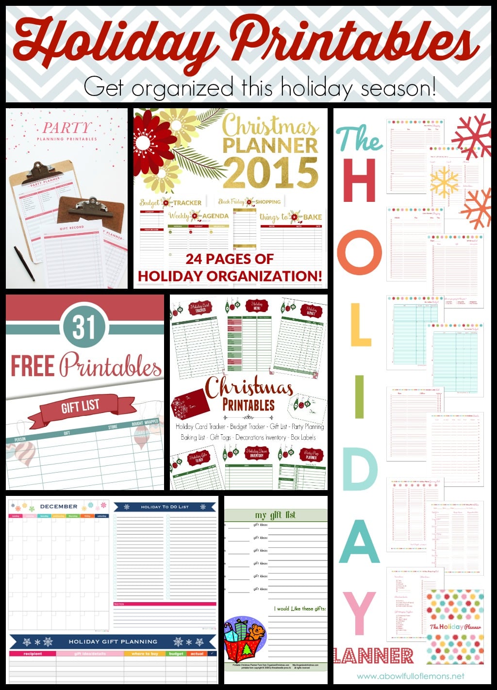 7 Printable Holiday Planners You NEED NOW
