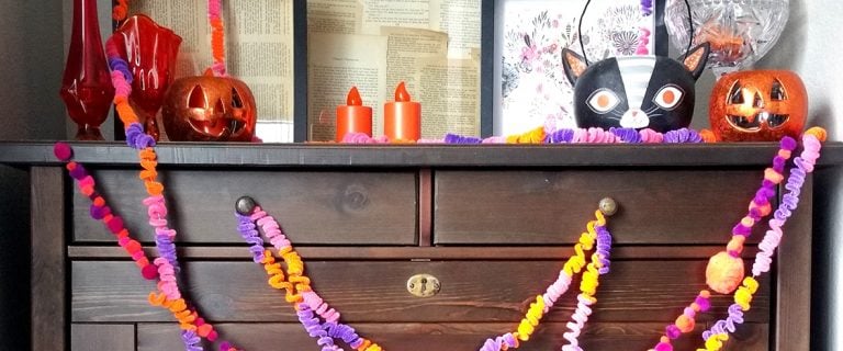 Crazy Easy DIY Garlands for Halloween #JPHalloween