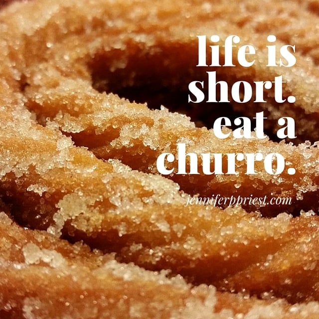 life is short.eat achurro.