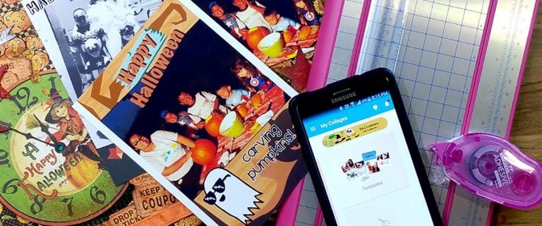 How to scrapbook faster … on your phone!