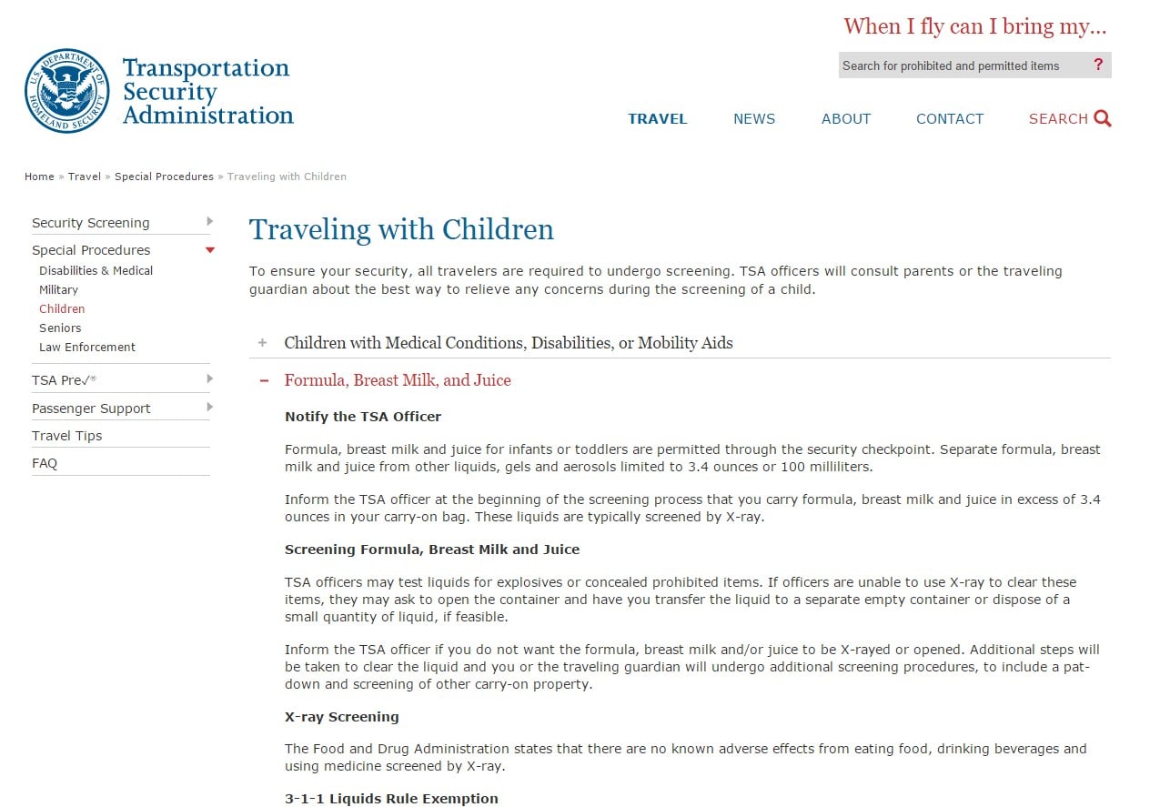TSA-Liquids-Breast-Milk-Traveling-with-Children