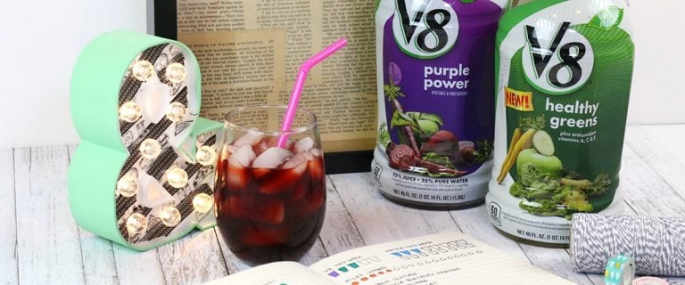 Healthy Living with a Bullet Journal and V8 Veggie Blends #V8LlenodeSabor