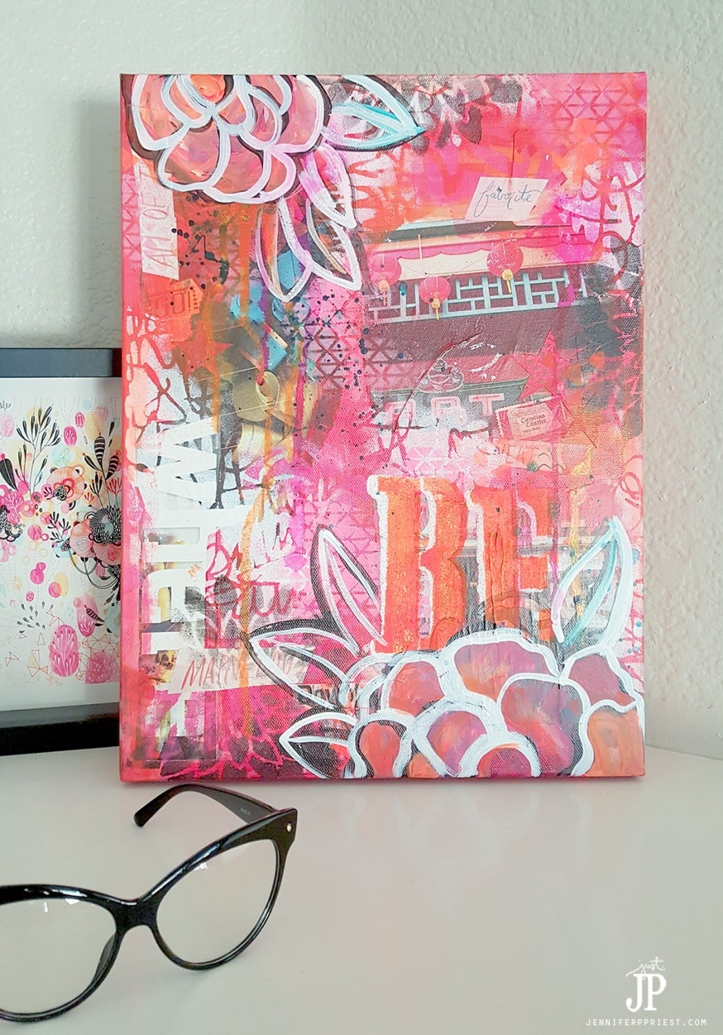 Graffiti-Mixed-Media-Canvas-Vision-Board-by-Jenniferppriest-JustJP