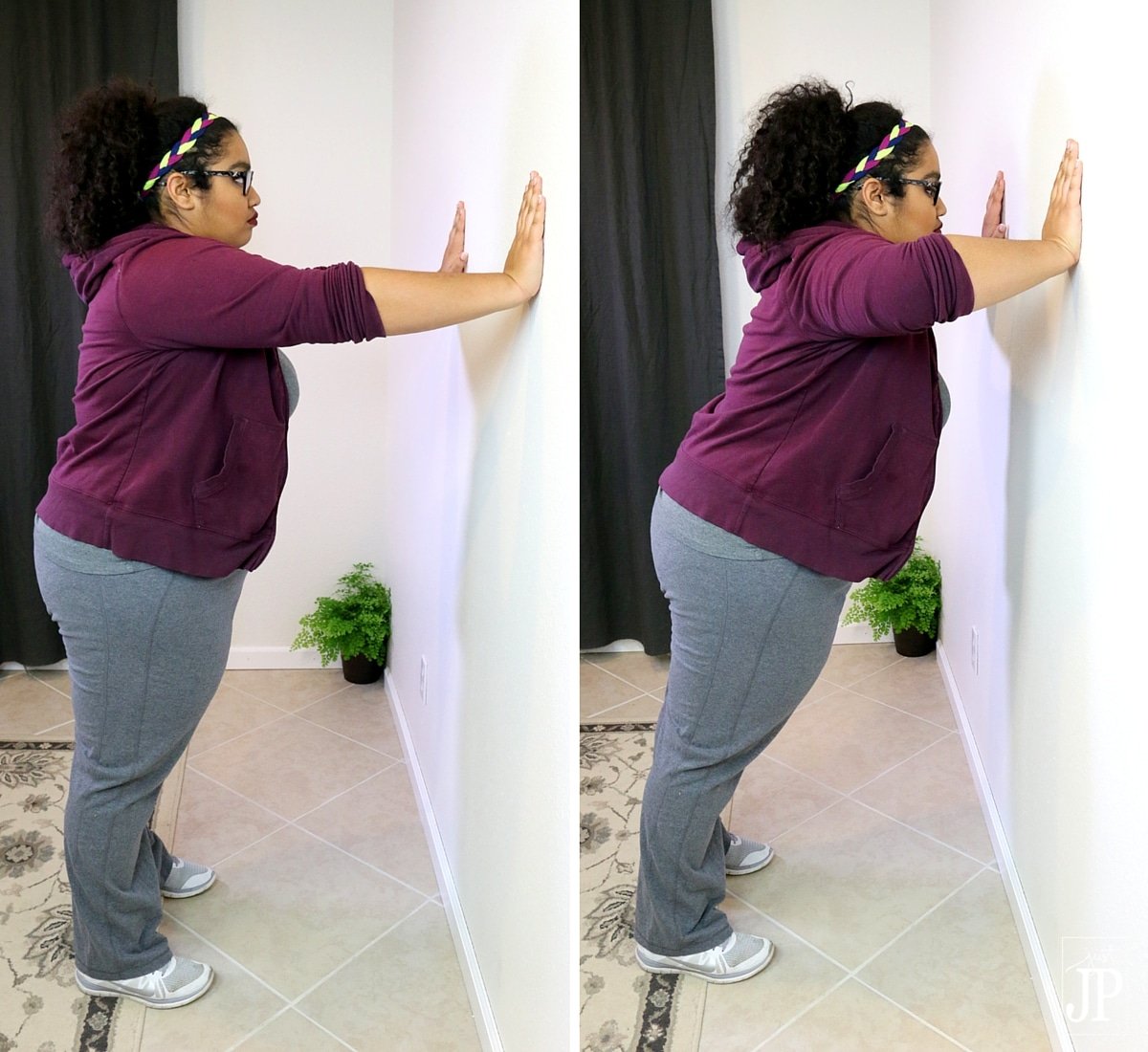 How to do wall pushups