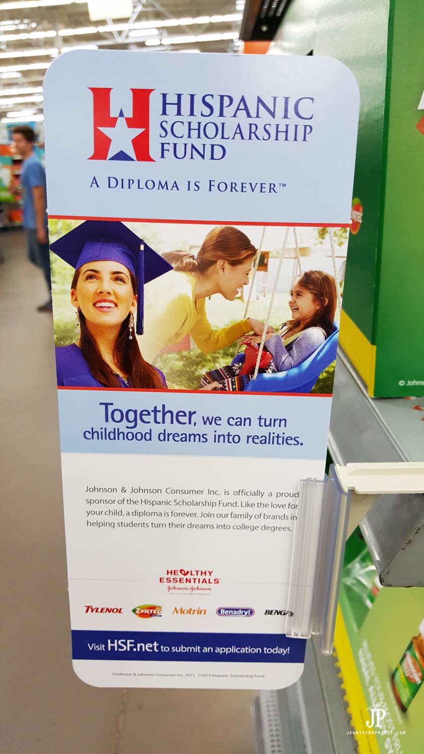 Look for signs like this in Walmart stores