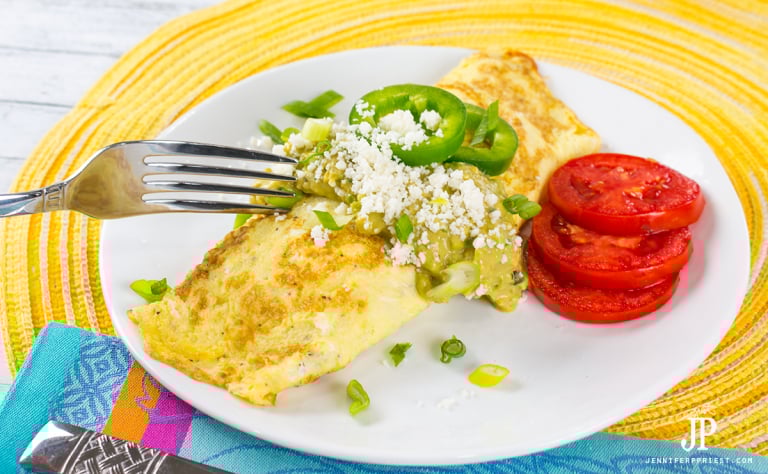 Mexican Omelet Recipe with Guacamole #pruebaelsabordeknorr