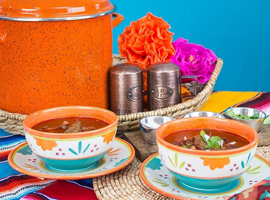 POZOLE RECIPE for Las Posadas - this lasted only one day in my house! I love how this pozole looks in these gorgeous bowls from @JCPenney. Get the recipe and see how to spruce up your home for guests this holiday season: https://www.smartfundiy.com/?p=19975 #JoyWorthGiving #SoWorthIt #HazValerTusPenneys [AD]