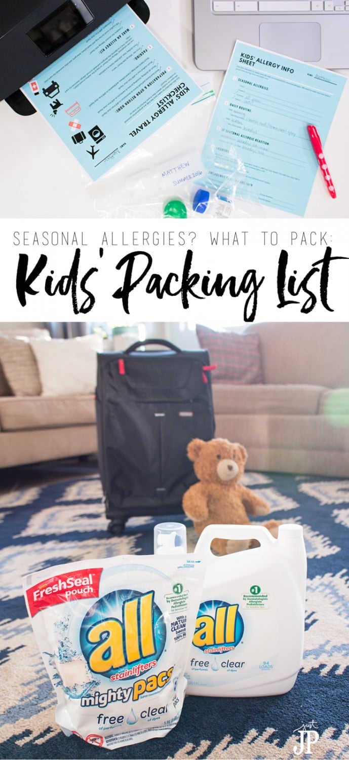 Kids going to Grandma's house this summer? Packing for kids with seasonal allergies can be a challenge. Get this FREE printable checklist so you and Grandma can be prepared for the kids to visit with little worry about seasonal allergy attacks. Travel packing list for kids with seasonal allergies ‪#‎FreeToBe‬ ⋆ just jp http://buff.ly/28HtmGD [ad]
