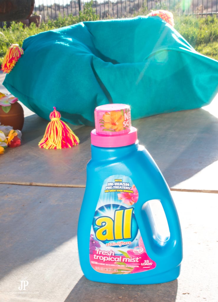 Easy to sew DIY Bean bag Cover that you can WASH!!! PLUS a tutorial for how to make these adorable yard tassels