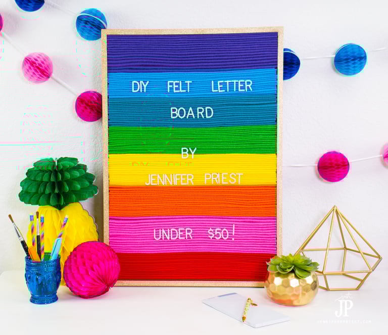 DIY Felt Letter Board