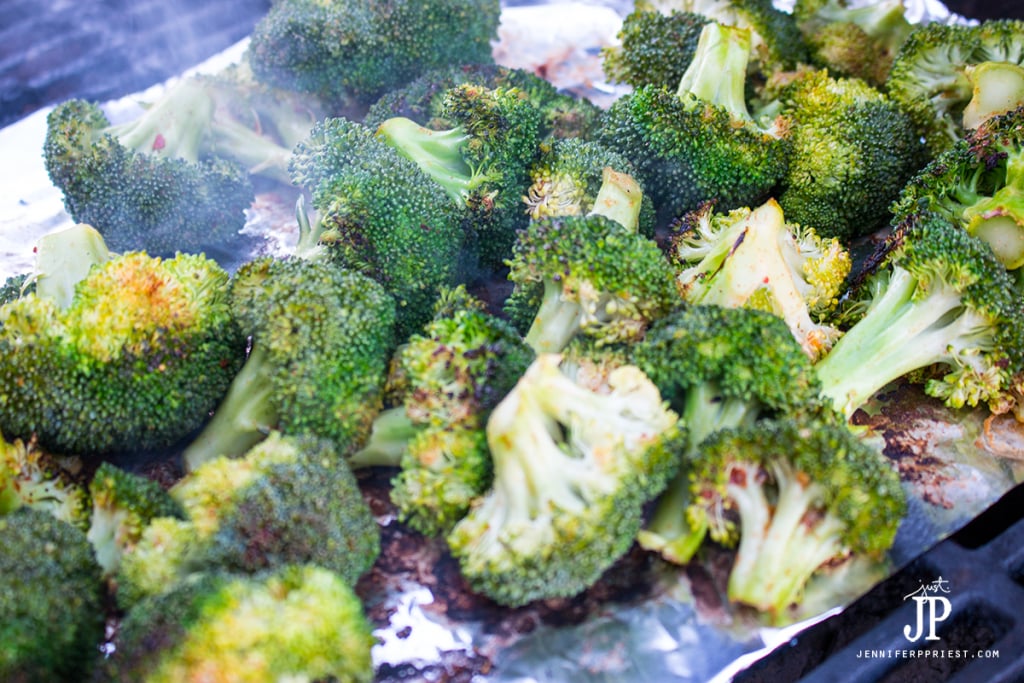 Fire Roasted Broccoli Recipe by jenniferppriest - delicious, green broccoli that has a rustic fire-roasted taste. How to make broccoli that tastes good!