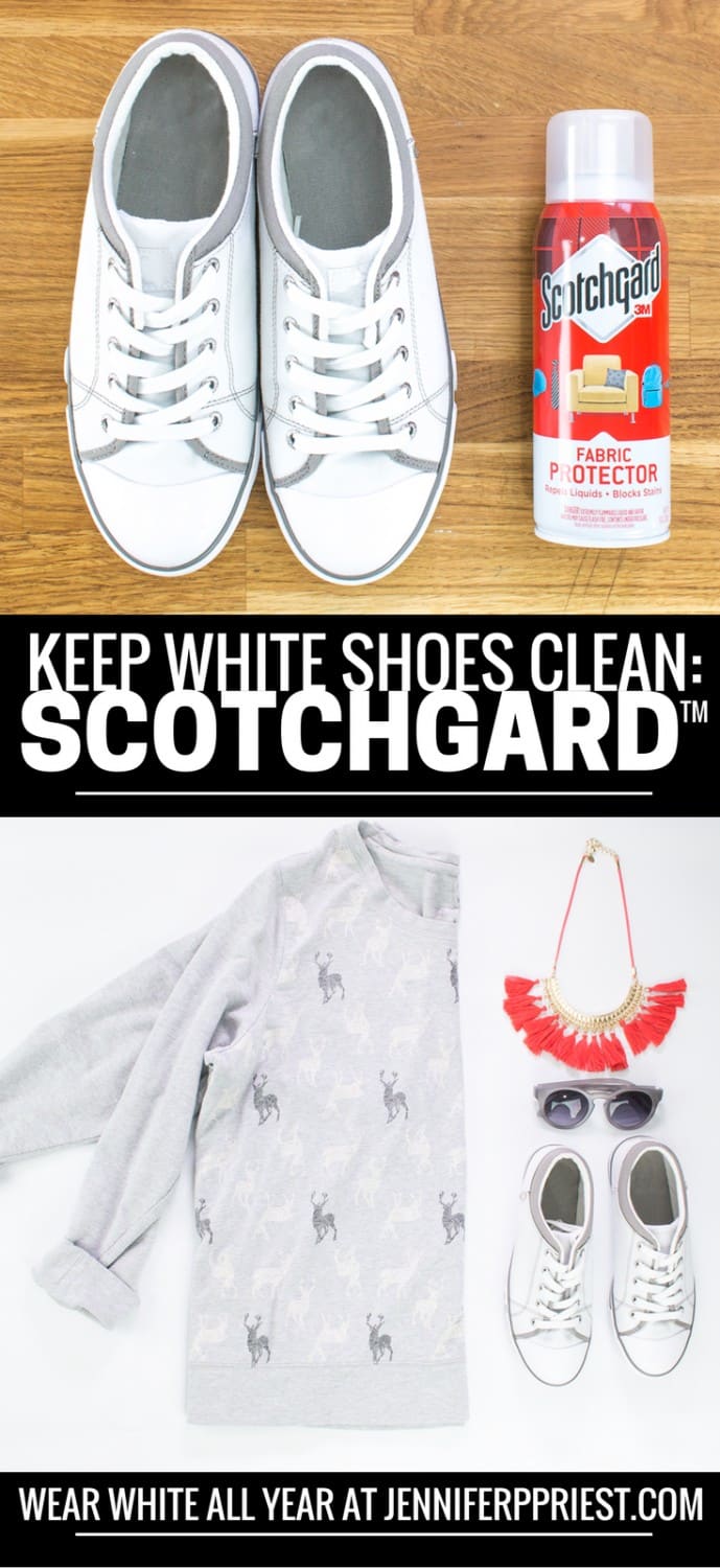 How to Protect White Shoes with Scotchgard™
