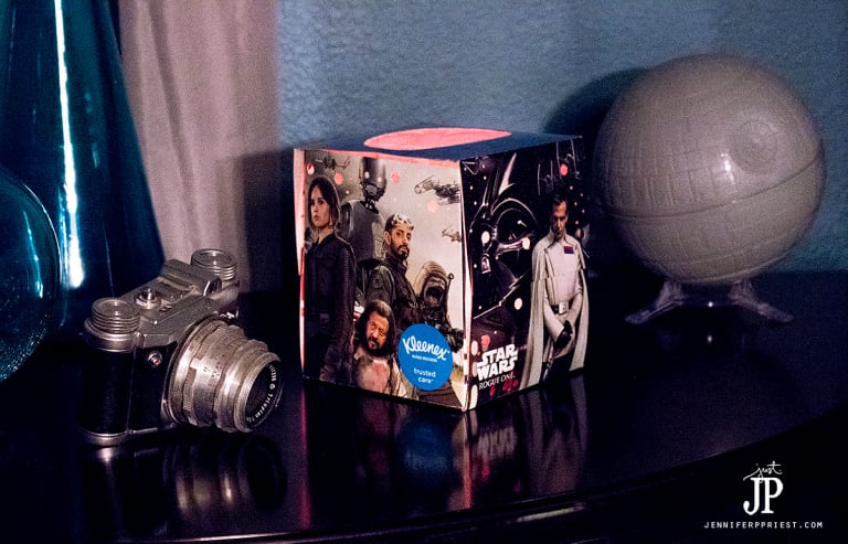 Rogue One: A Star Wars Story DIY Night Light with Kleenex brand box