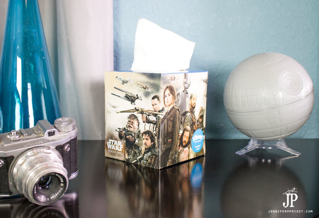 kleenex-brand-box-featuring-rogue-one-a-star-wars-story-designs-on-nightstand-jenniferppriest