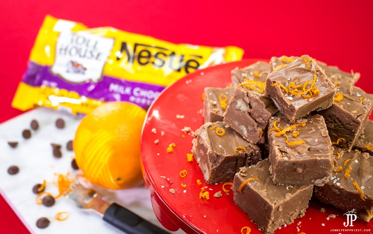 Chocolate Orange Fudge Recipe with Pecans – a modern take on Fantasy Fudge