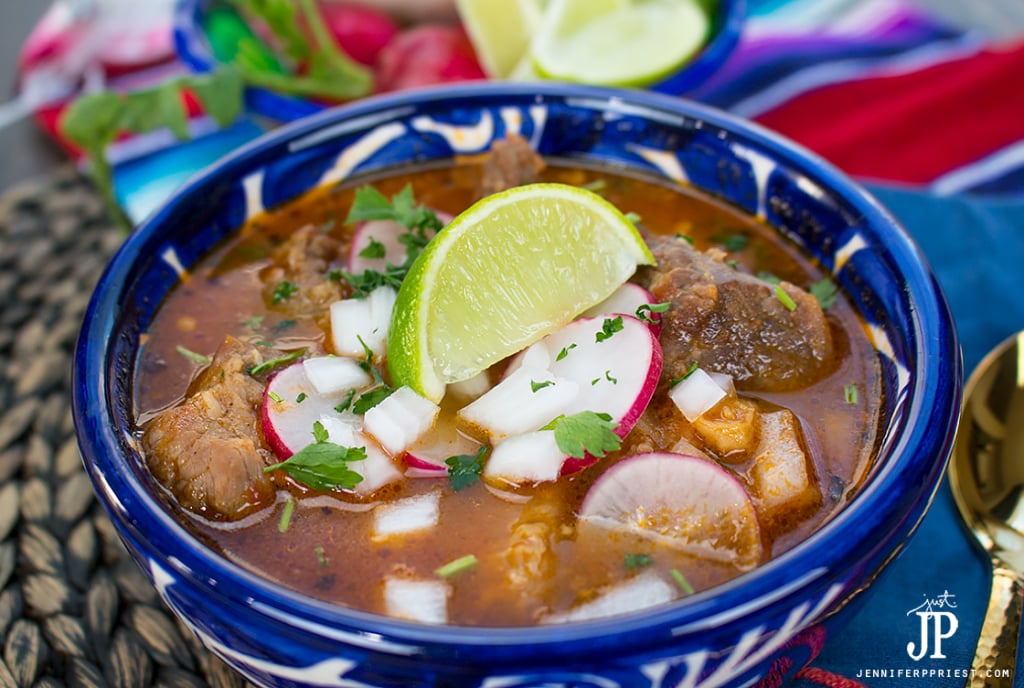 The best way to stay warm on days like this is with a hot bowl of hearty pozole. We keep it simmering on the stove so we can savor it all day long. I keep sliced radishes, chopped onions, crushed herbs, and lime wedges in the fridge to add crunch and a fresh flavor that feels like summer. This recipe comes together fast with pantry staples, like @Knorr Knorr® Tomato Bouillon with Chicken flavor. Get the recipe at http://lbx.la/TPrH and warm up with pozole in less than an hour. PLUS, get a peek inside Northgate Market! #sponsored #KnorrCelebrations #Liveforflavor