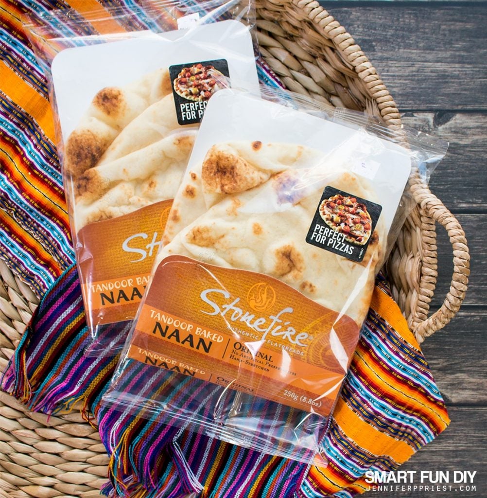 Use Stonefire Authentic Flatbreadsโ Naan for a delish crunchy snackable GAME DAY treat!