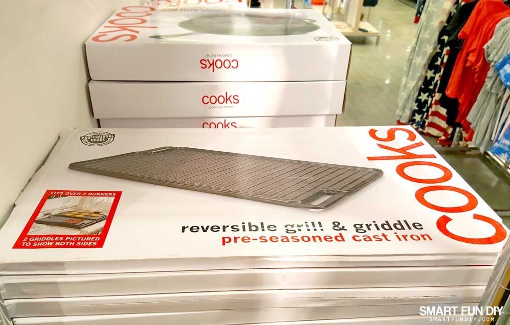 Cast Iron griddle and grill on sale at JCPenney https://www.smartfundiy.com/mothers-day-lunch-grilled-eggplant/ #SoWorthIt