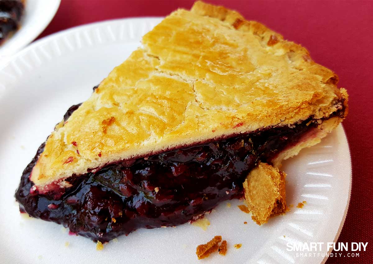 Boysenberry Pie at Knott's Berry Farm