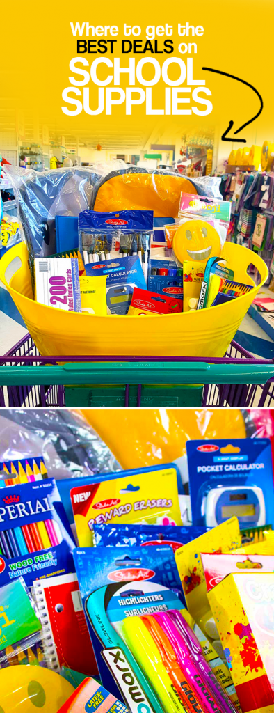 Get all your back to school supplies PLUS a bunch of extra notebooks, pens, markers, and even 2 backpacks ($2.99 each!) to fill a tub to gift to to the teacher for under $40 at 99 Cents Only Stores!! Every year the teachers tell me what they really need are MORE SUPPLIES ... this year give your teacher the gift they REALLY WANT!! https://www.smartfundiy.com/back-to-school-teacher-gift/ [AD] #doingthe99 #99yourschoolyear