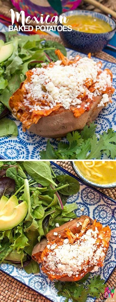 EASY Mexican baked sweet potatoes for back to school or a quick weeknight dinner the whole family will love ... only 5 ingredients!