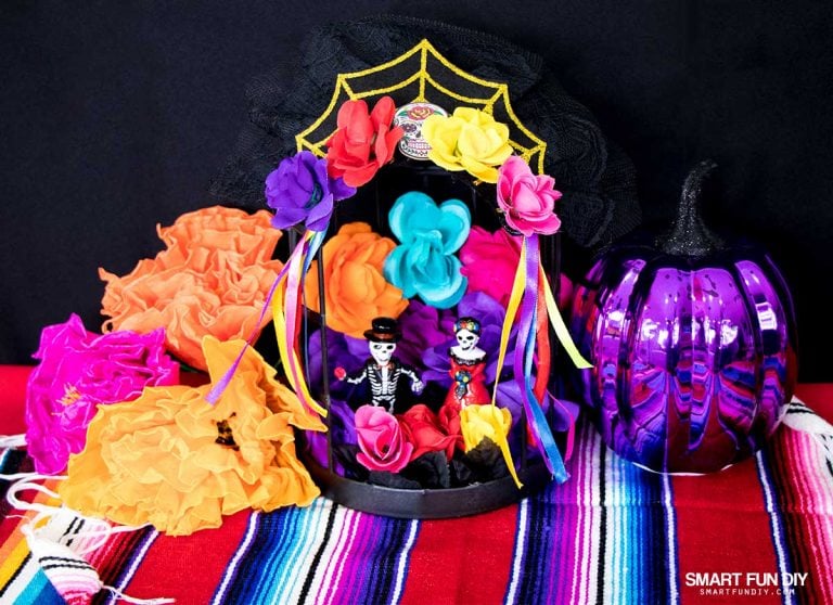 DIY Dia De Los Muertos Shrine for under $10