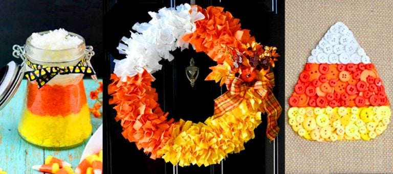 20 Candy Corn Craft Ideas
