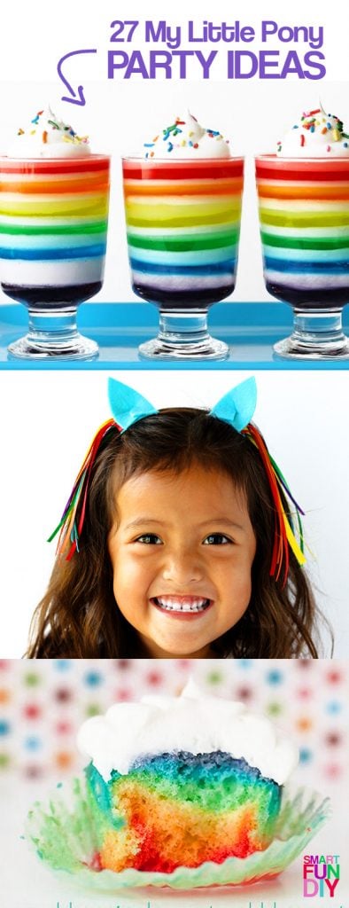 27 My Little Pony Party ideas you have to see!! Easy rainbow unicorn party ideas to make and DIY