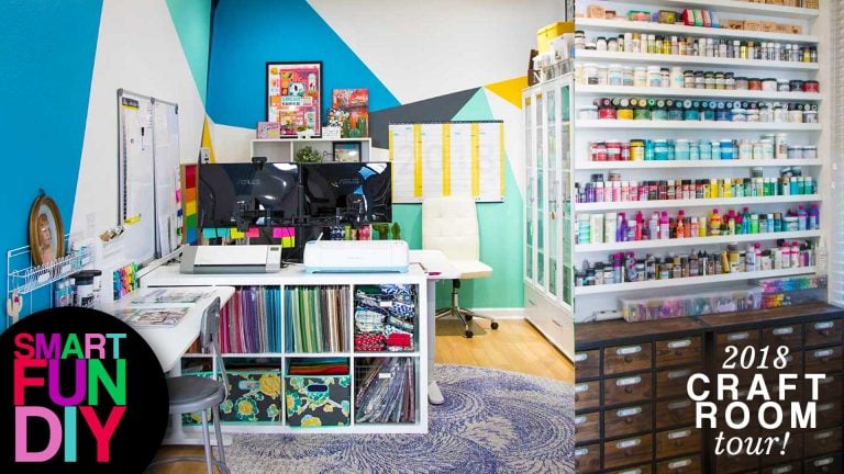 I got rid of my craft supplies! Craft Room Tour