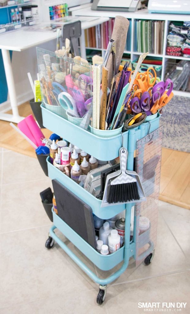 10 Creative Ways to Organize Your Craft Supplies - My Craftily Ever After