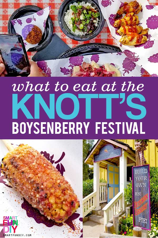 Boysenberry Festival Collage Image of what to eat