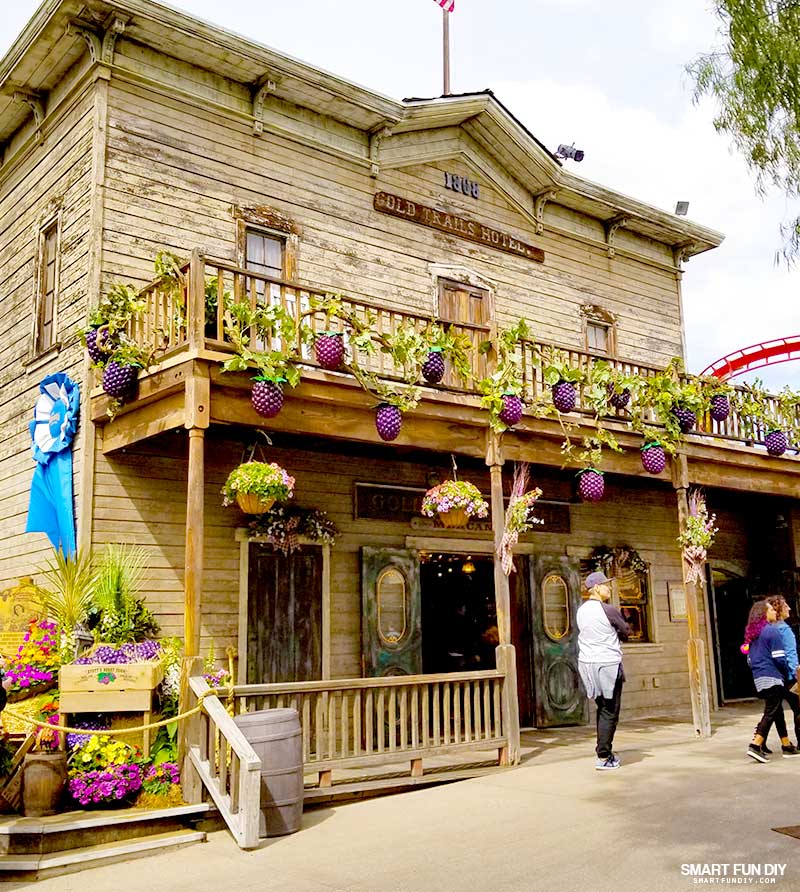 Decorates Building at Knott's Berry Farm Boysenberry Festival