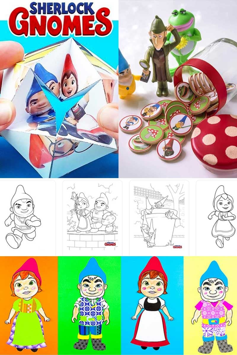 Sherlock Gnomes craft ideas