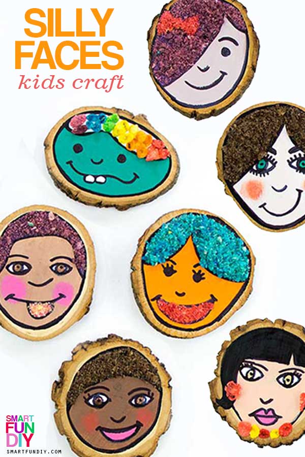 collage of kids self portrait for preschoolers ideas