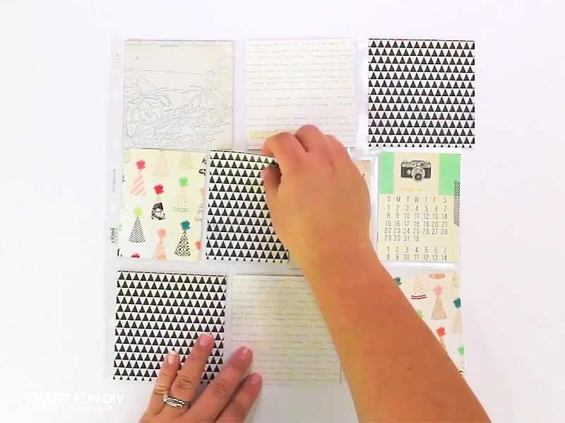 pocket scrapbook page