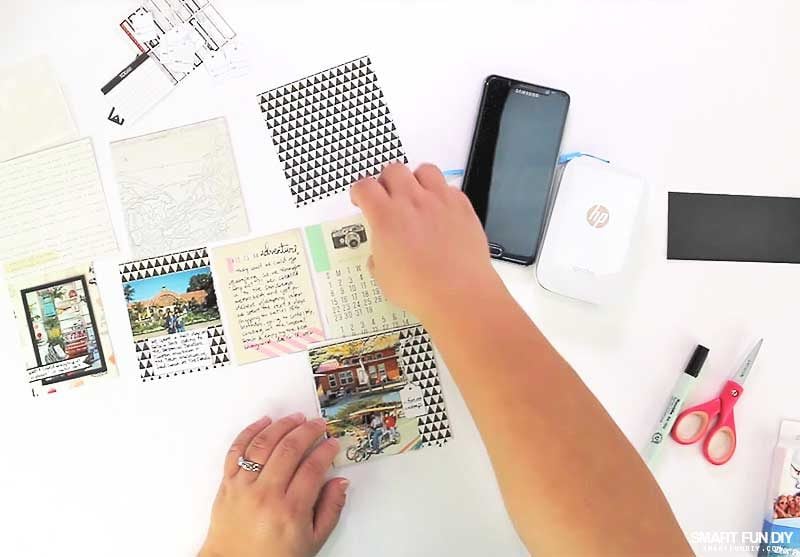 Scrapbooking while traveling