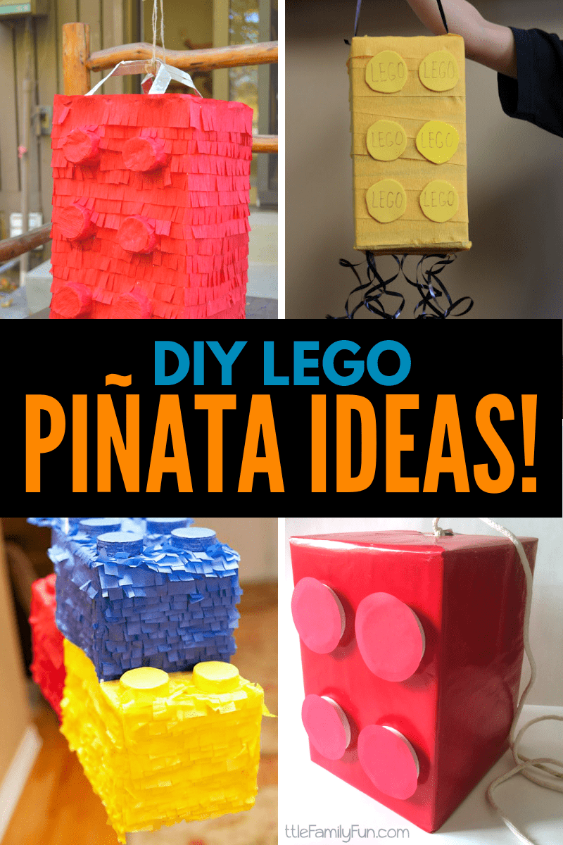 DIY Lego Pinatas Collage