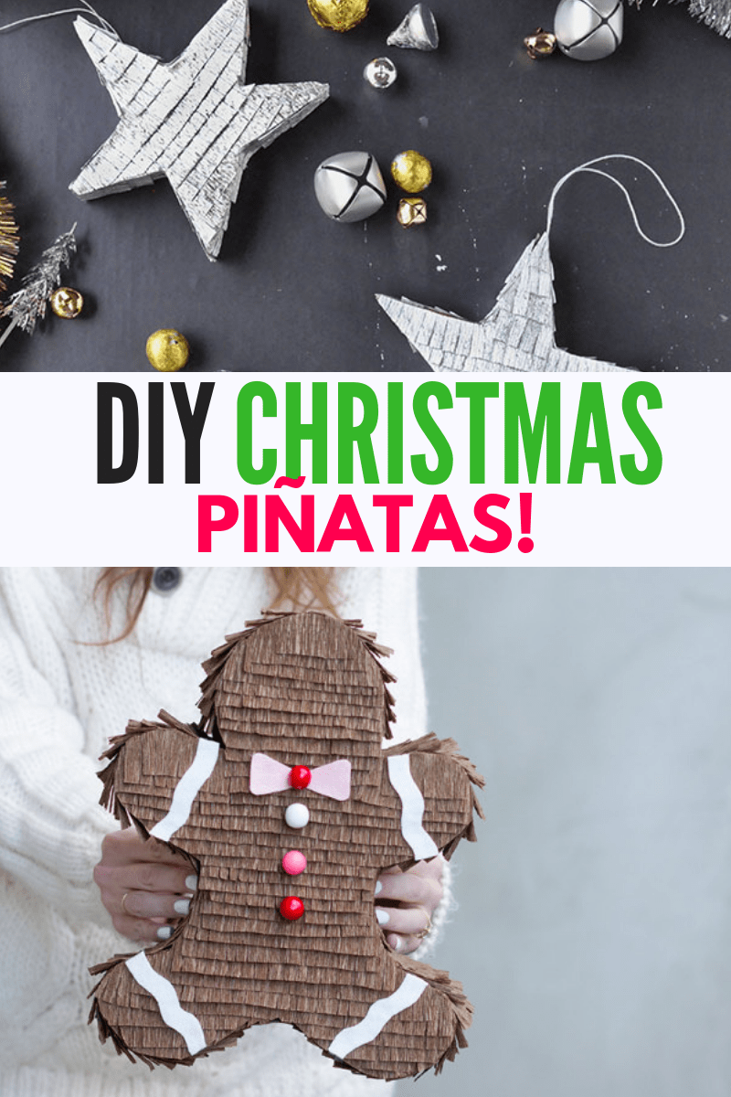 DIY Christmas Pinatas Collage