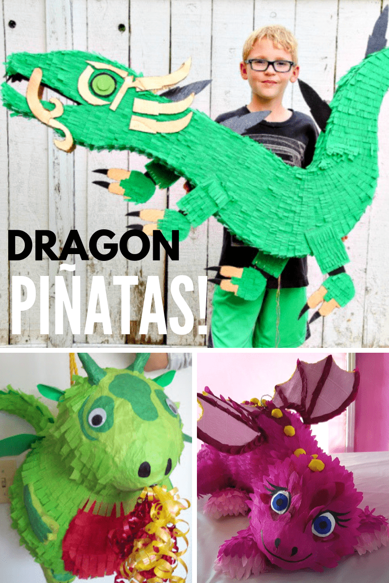 Dragon Pinata Collage