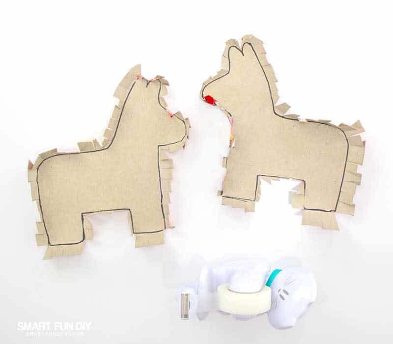 DIY Pinata from cereal box