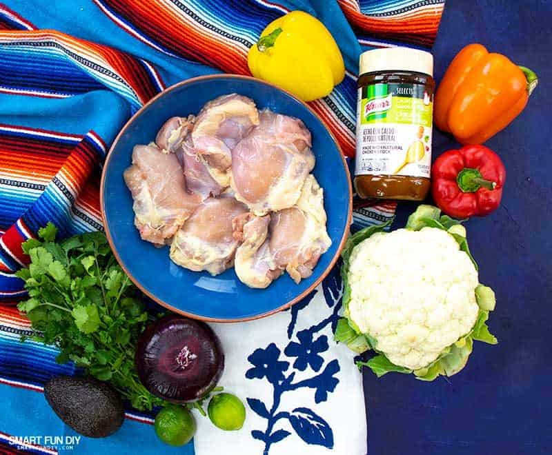 chicken fajita bowl ingredients